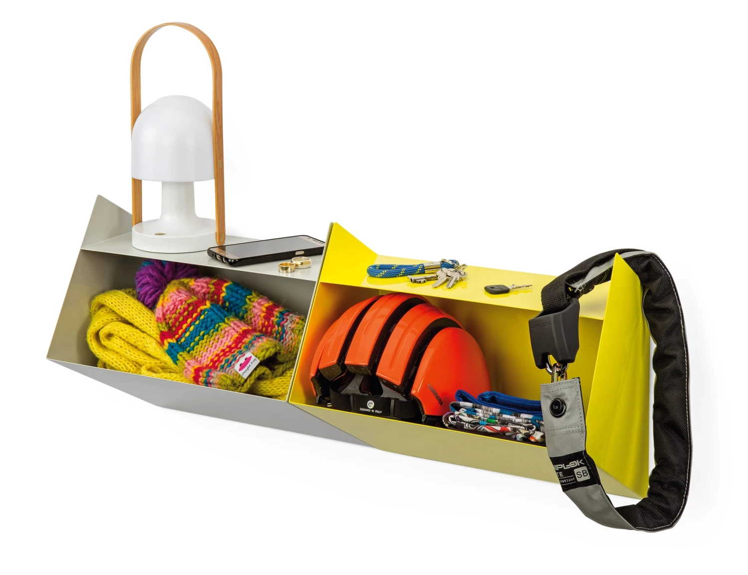 Muurbeugel Schlund, RAL 1016 Zwavelgeel 10 Muurbeugel Schlund, RAL 1016 Zwavelgeel - Afbeelding 8