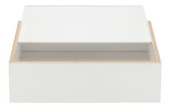 Muurgevoelige Lade, Klein, Wit / Wit -Interio Winkel muurgevoelige lade 1