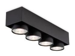 Opbouwspot Wittenberg, RAL 9005 Diepzwart