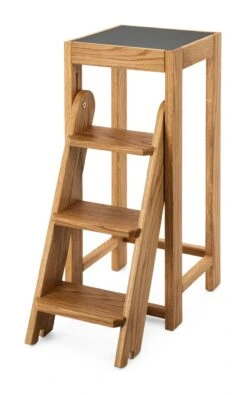 Opstapkruk Massief Hout, Eik