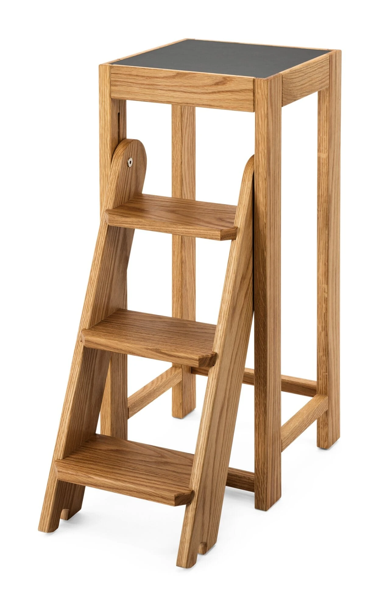 Opstapkruk Massief Hout, Eik 3 Opstapkruk Massief Hout, Eik