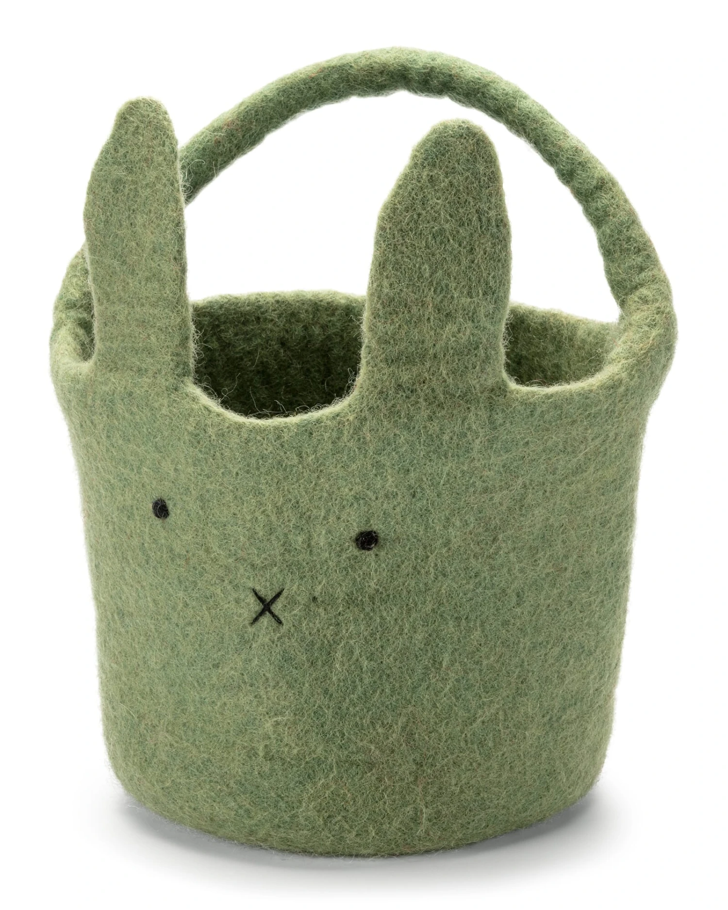 Paasmandje Vilt, Groen 3 Paasmandje Vilt, Groen