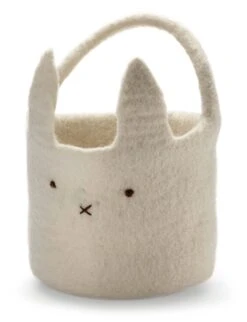 Paasmandje Vilt, Wit