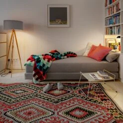 Plafond Åsmund Bold, Rood-turquoise -Interio Winkel plafond asmund bold 12