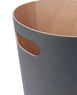 Umbra Prullenbak Woodrow, Grijs -Interio Winkel prullenbak woodrow 6