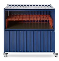 Roostermand Gesloten Container DS, RAL 2001 Roodoranje 34 Roostermand Gesloten Container DS, RAL 2001 Roodoranje -Interio Winkel roostermand gesloten container ds 12