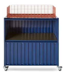 Roostermand Gesloten Container DS, RAL 2001 Roodoranje 35 Roostermand Gesloten Container DS, RAL 2001 Roodoranje -Interio Winkel roostermand gesloten container ds 13