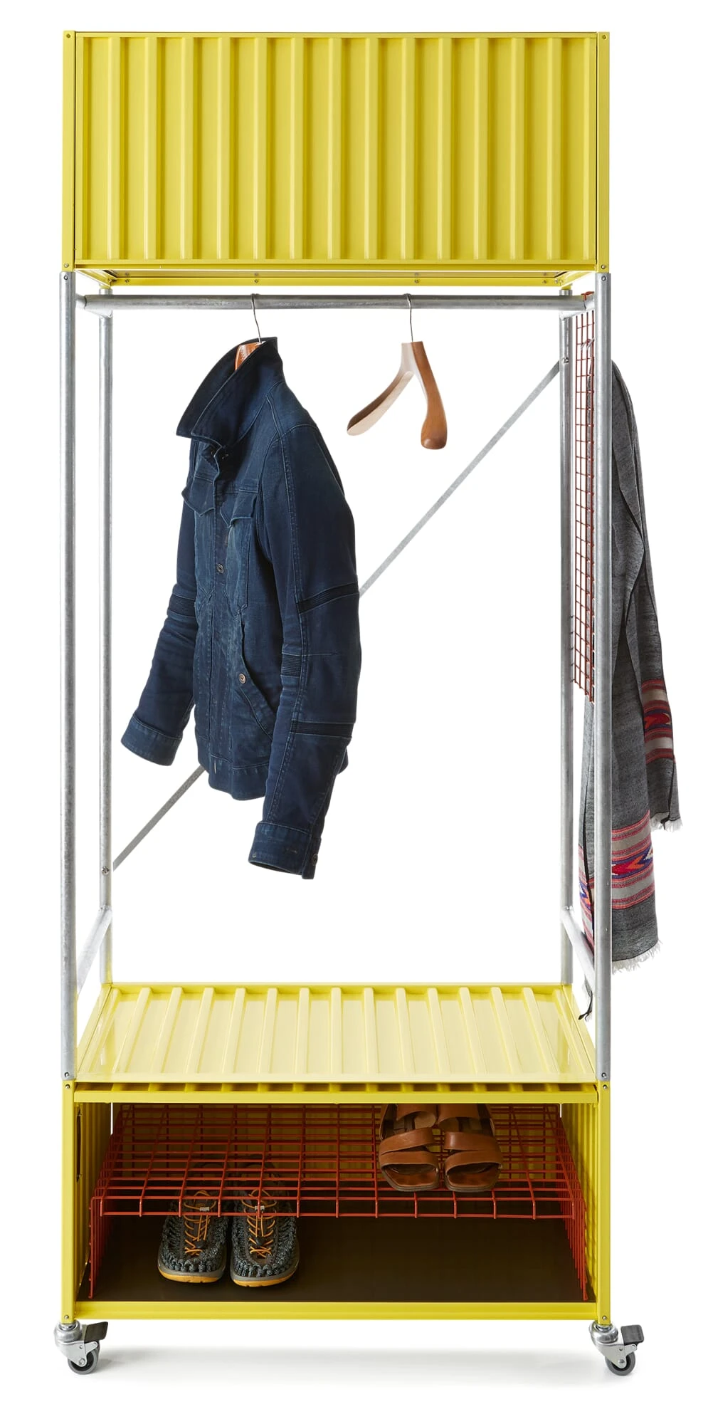 Roostermand Gesloten Container DS, RAL 2001 Roodoranje 17 Roostermand Gesloten Container DS, RAL 2001 Roodoranje - Afbeelding 15