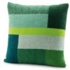 Røros Lamswollen Kussenhoes Bauhaus Stijl, Groen -Interio Winkel roros lamswollen kussenhoes bauhaus stijl