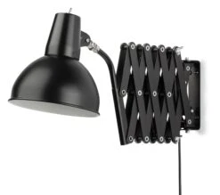 Schaar Wandlamp, Zwart -Interio Winkel schaar wandlamp 2