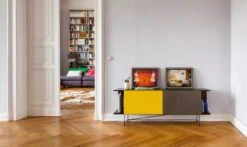 Schuifdeur Voor Fip Plank, RAL 7037 Stofgrijs -Interio Winkel schuifdeur fip plank 5