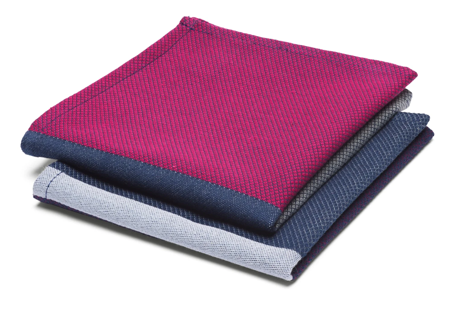 Servet Equipe (2 Stuks), Blauw / Roze 3 Servet Equipe (2 Stuks), Blauw / Roze