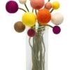 Set Vilt Bloemen, Sterke Kleuren -Interio Winkel set vilt bloemen