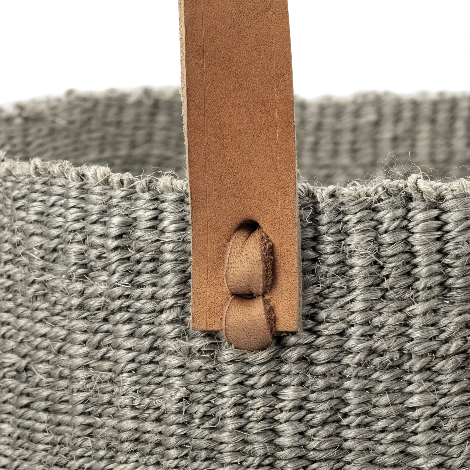 Sisal Mand, Grijs 4 Sisal Mand, Grijs - Afbeelding 2