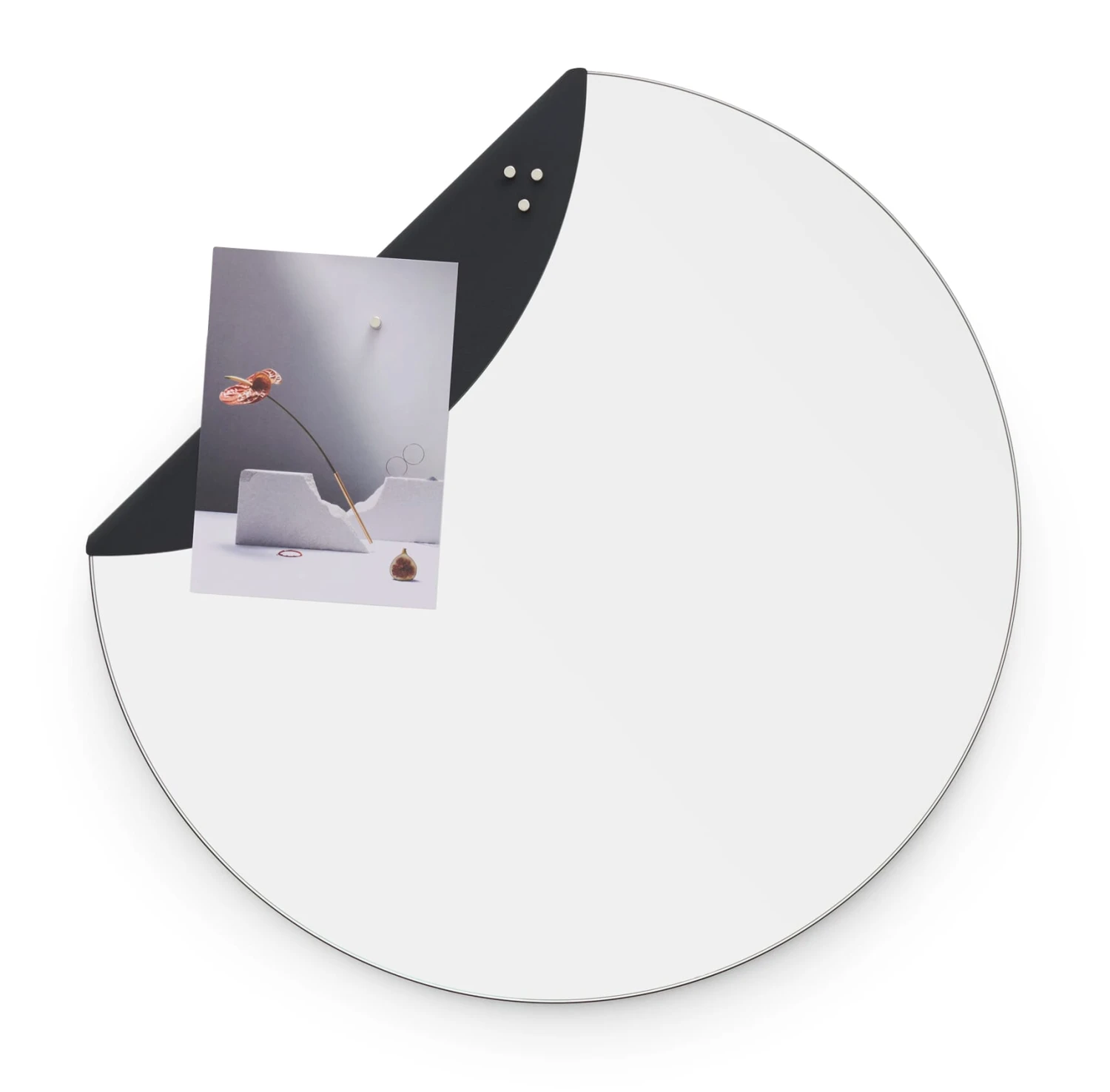 Spiegelflap, 400 Mm, RAL 9005 Gitzwart 4 Spiegelflap, 400 Mm, RAL 9005 Gitzwart - Afbeelding 2