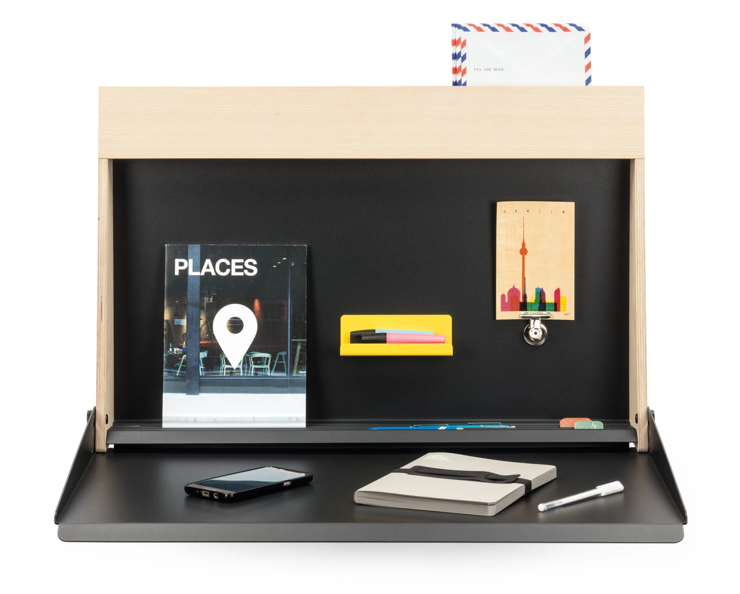 Staand Bureau En Wandsecretariaat, RAL 7021 Zwartgrijs 16 Staand Bureau En Wandsecretariaat, RAL 7021 Zwartgrijs - Afbeelding 14