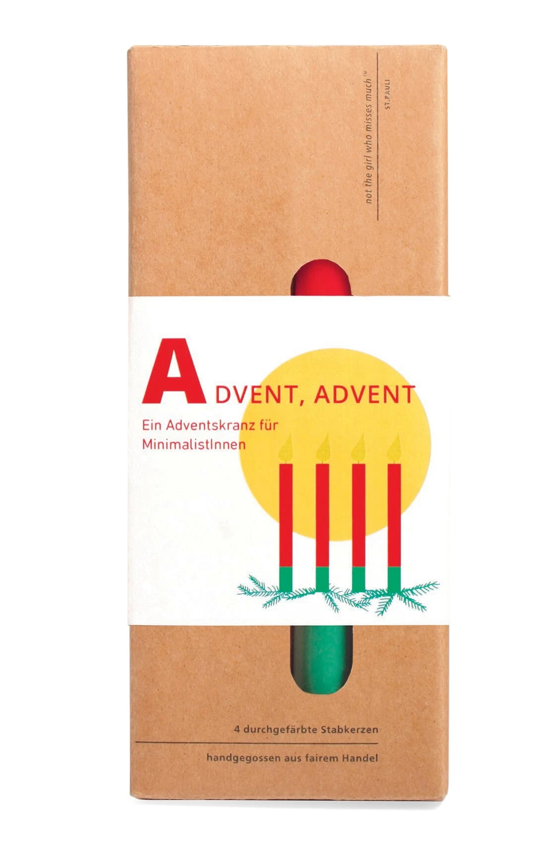 Stick Candle Adventskrans 6 Stick Candle Adventskrans - Afbeelding 4