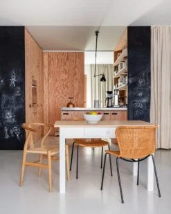 Stoel C603, Zwart / Natuur -Interio Winkel stoel c603 8