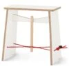 Stool Strammer Max, Wit / Rood -Interio Winkel stool strammer max