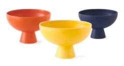 Strøm Kom, Mat Blauw -Interio Winkel strom kom 3