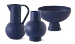 Strøm Kom, Mat Blauw -Interio Winkel strom kom 4