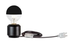 Tafellamp Oskar, Diepzwart RAL 9005