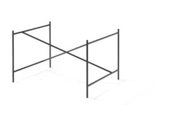 Tafellijst Eiermann 1, Diepzwart RAL 9005