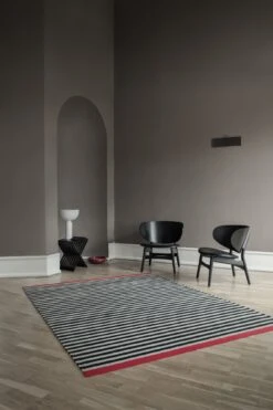 Fabula Tapijt Rozemarijn, Groot, Zwart / Beige -Interio Winkel tapijt rozemarijn 2