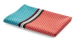 Theedoek Controle, Koraal / Blauw -Interio Winkel theedoek controle 16