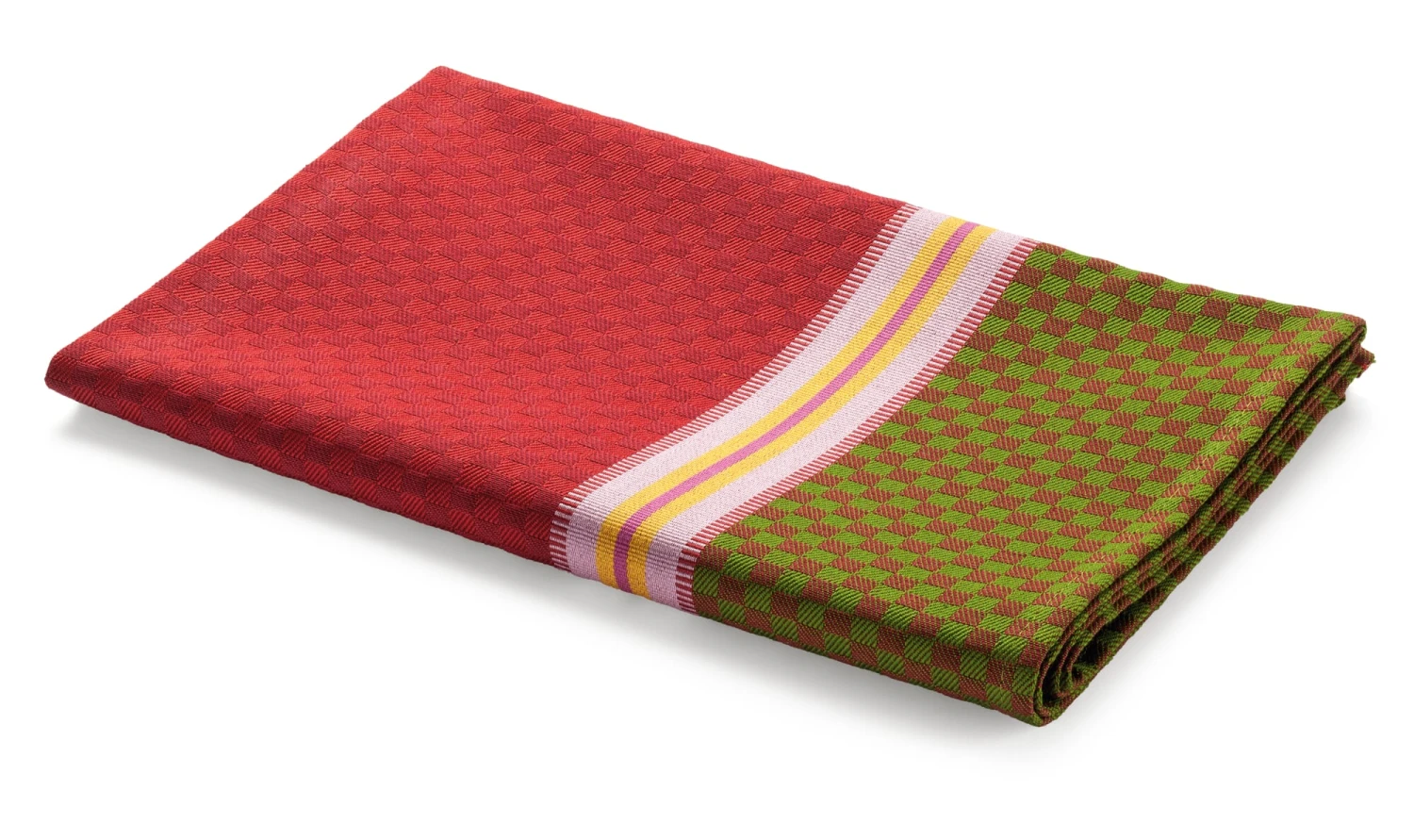 Theedoek Controle, Rood / Groen 5 Theedoek Controle, Rood / Groen - Afbeelding 3