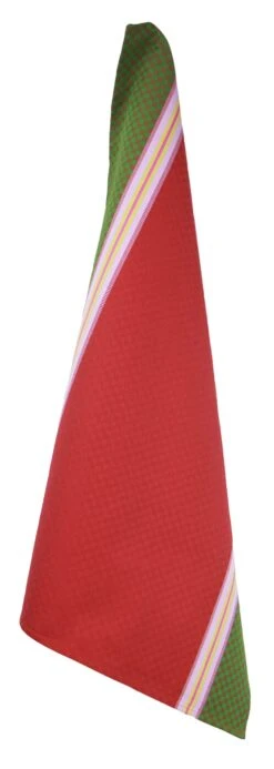 Theedoek Controle, Rood / Groen