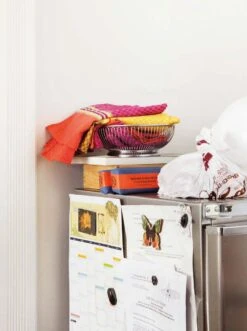 Theedoek Controle, Oranje / Pruim -Interio Winkel theedoek controle 28