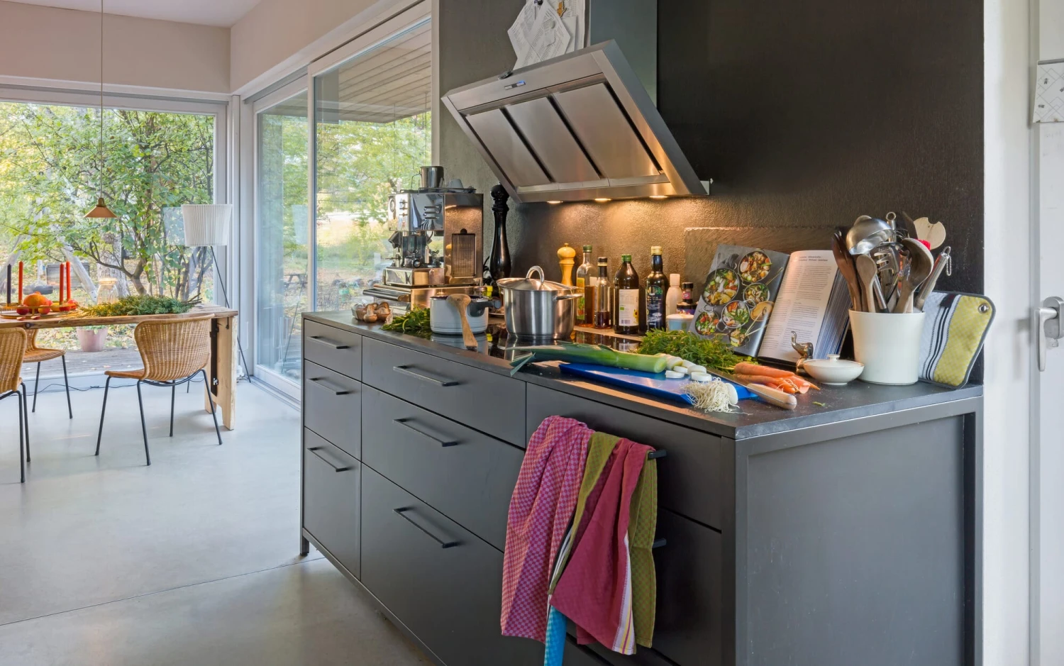 Theedoek Controle, Rood / Groen 6 Theedoek Controle, Rood / Groen - Afbeelding 4