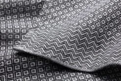 Theedoek Diamantpatroon, Zwart -Interio Winkel theedoek diamantpatroon 6