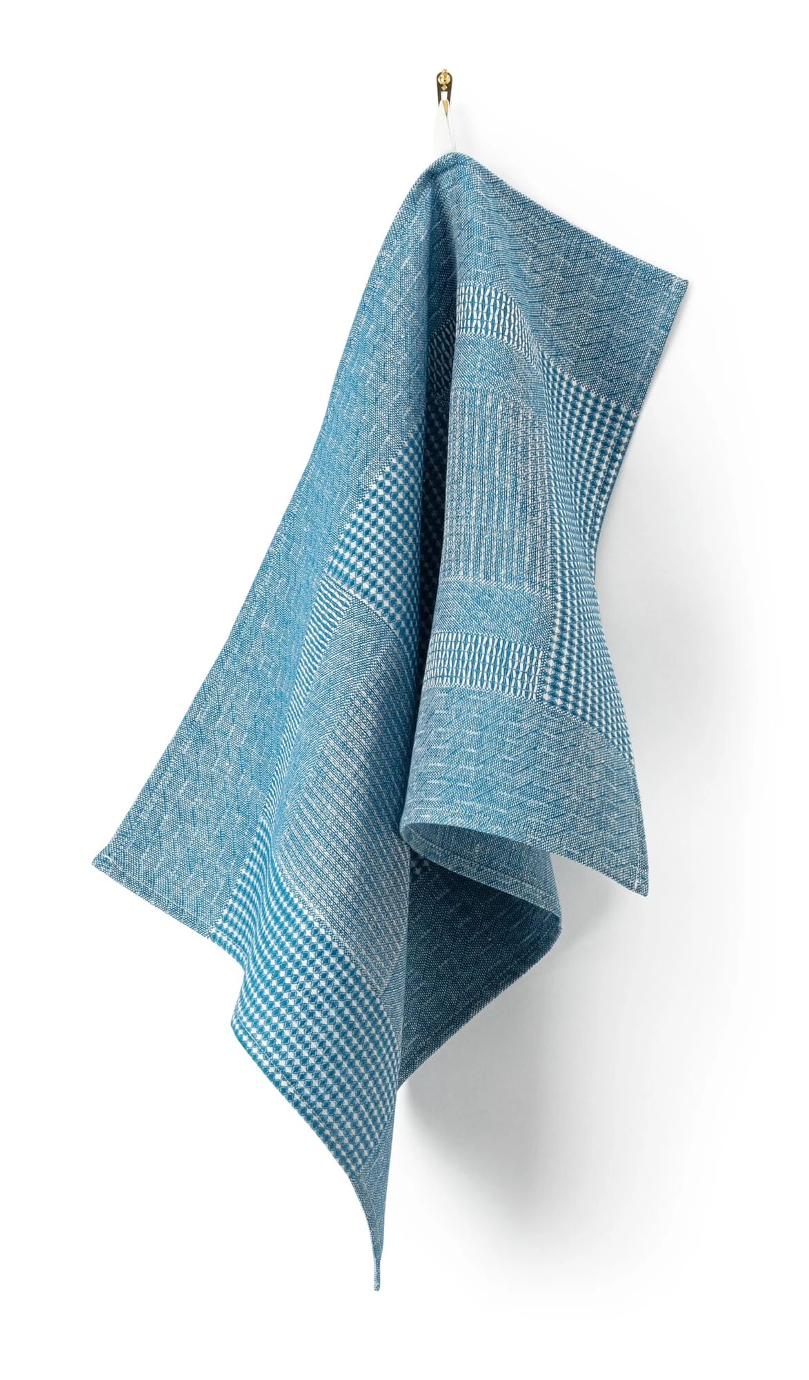 Theedoek Textuur Stof, Blauw 3 Theedoek Textuur Stof, Blauw