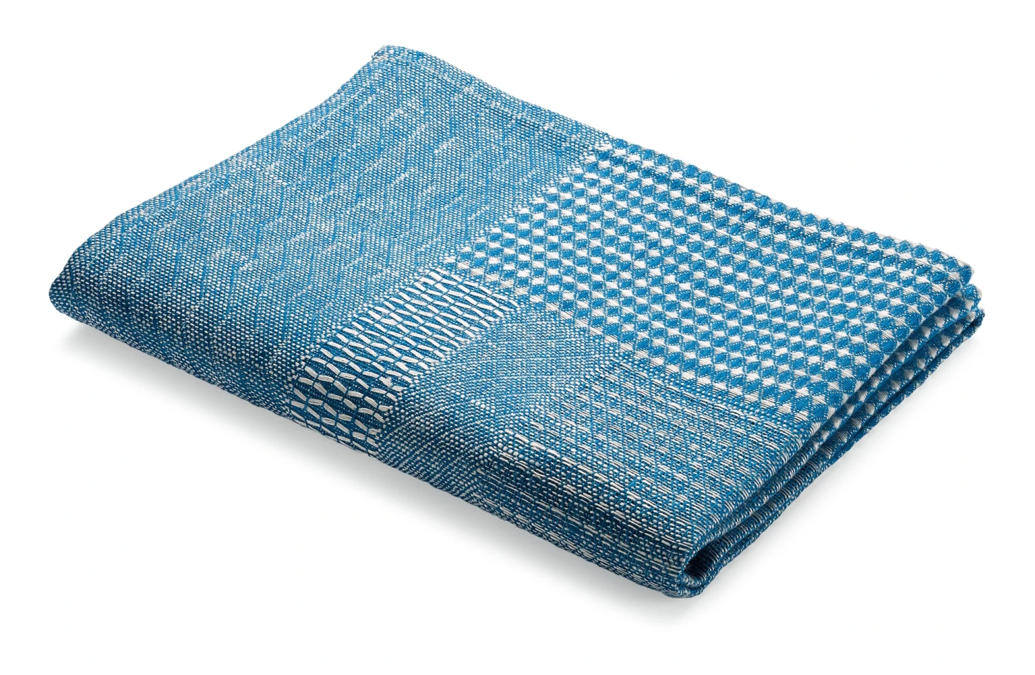 Theedoek Textuur Stof, Blauw 4 Theedoek Textuur Stof, Blauw - Afbeelding 2