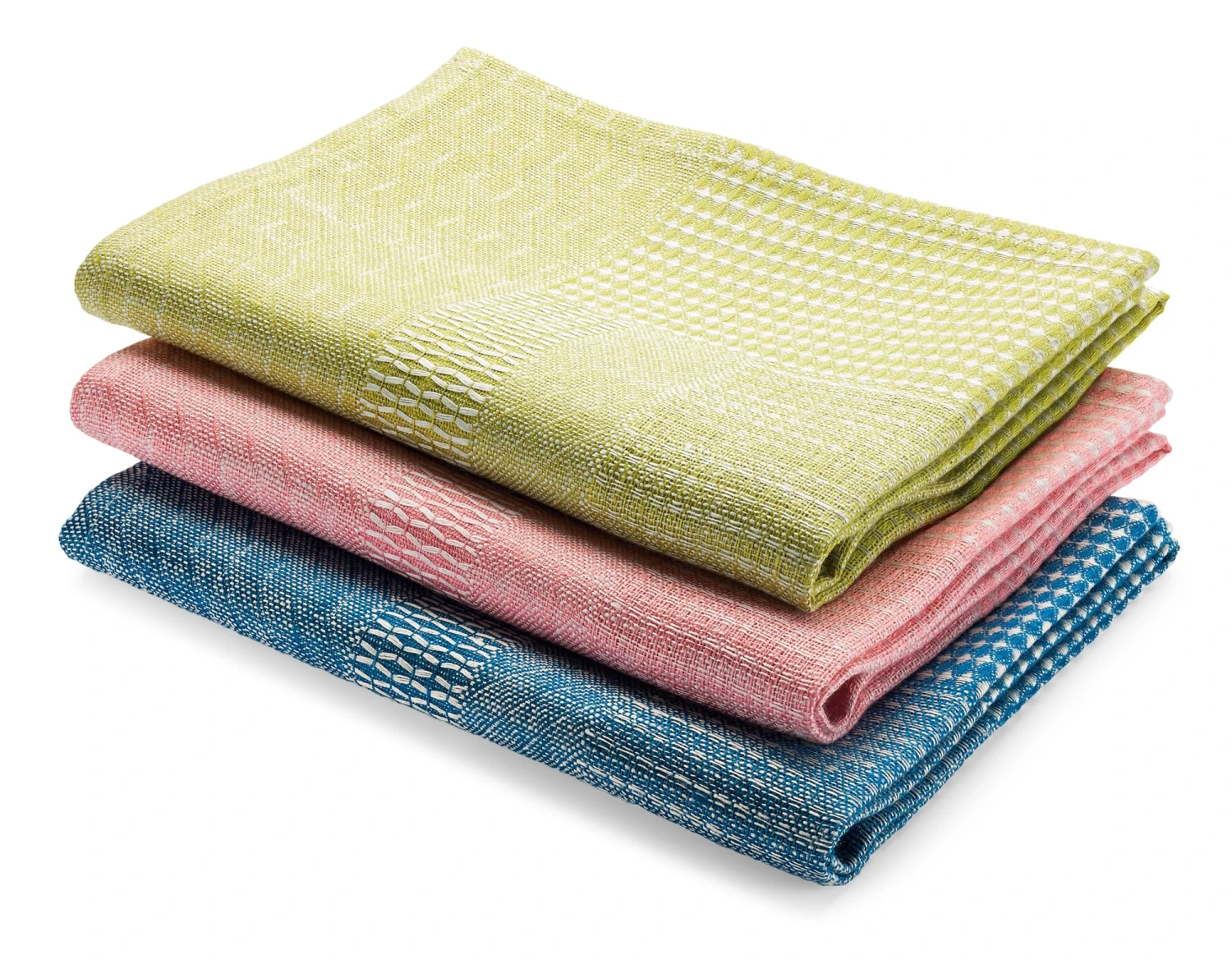 Theedoek Textuur Stof, Blauw 7 Theedoek Textuur Stof, Blauw - Afbeelding 5