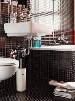 Toiletborstel Lunar, Wit / Grijs 7 Toiletborstel Lunar, Wit / Grijs -Interio Winkel toiletborstel lunar 2