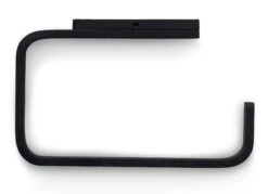 Menu Toiletpapierhouder Standaard, RAL 9005 Gitzwart -Interio Winkel toiletpapierhouder standaard 2