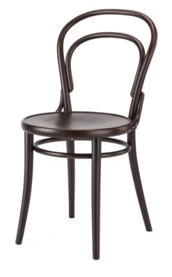 TON Weense Koffiehuisstoel, Bruin