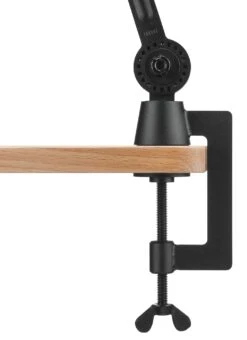 Tonone Bureaulamp Staal En Aluminium 2 Armen, Met Tafelklem, Zwart -Interio Winkel tonone bureaulamp staal aluminium 2 armen 9