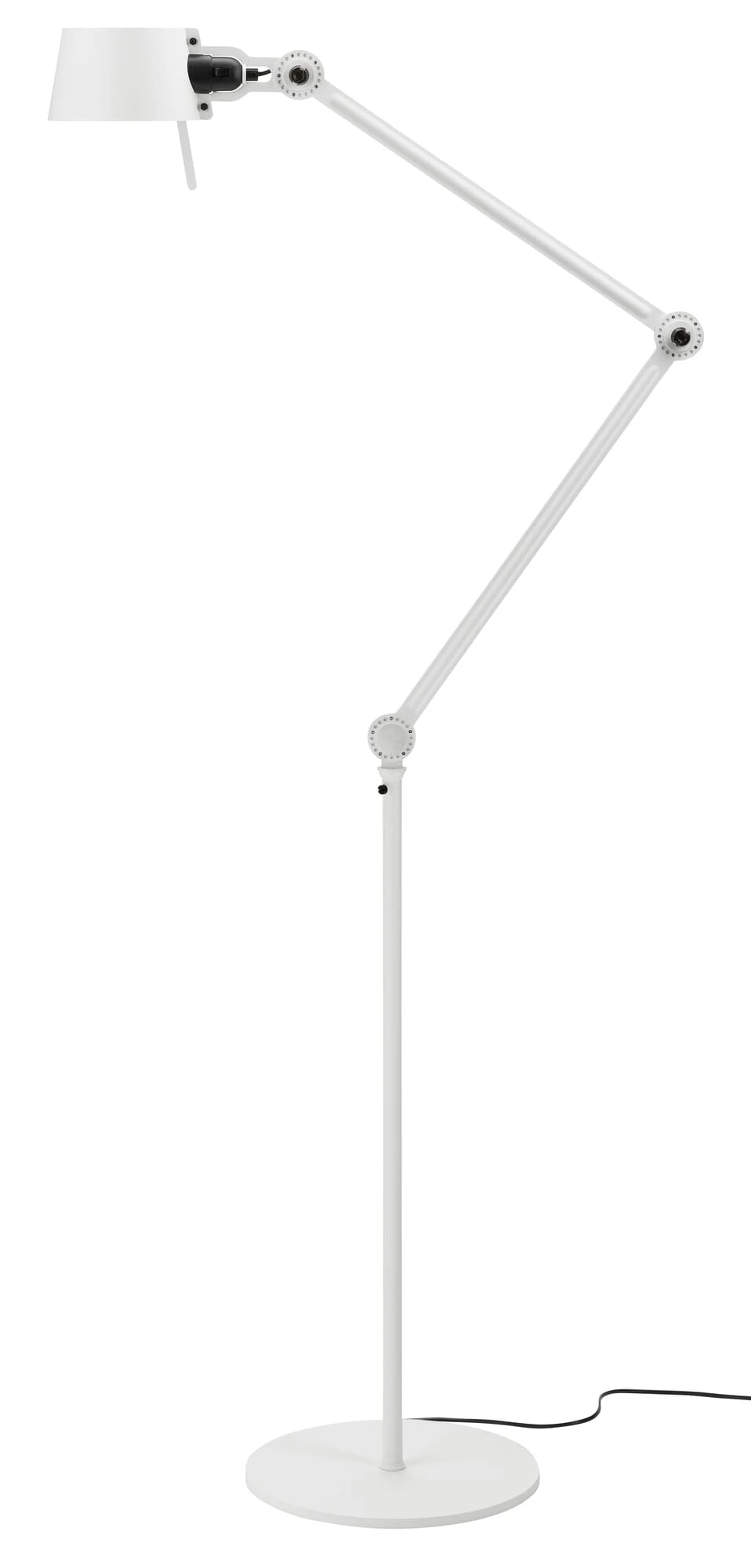 Tonone Vloerlamp Staal En Aluminium, Wit 3 Tonone Vloerlamp Staal En Aluminium, Wit