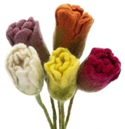 Tulpenboeket Vilt -Interio Winkel tulpenboeket vilt 1