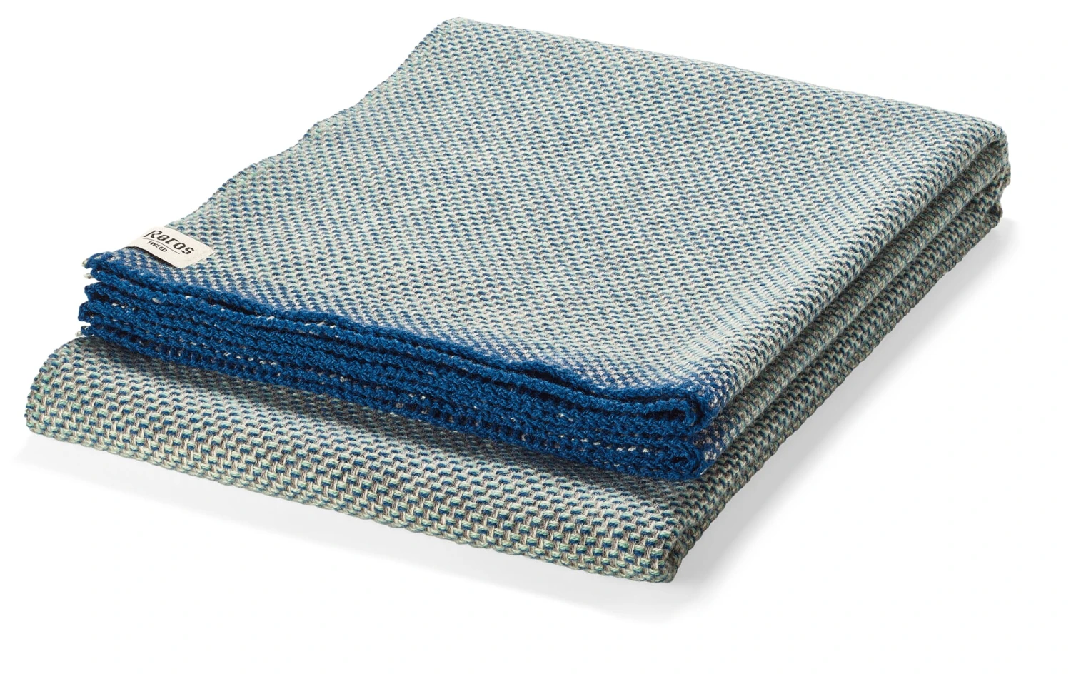 Una Lamswollen Deken, Blauw-grijs 4 Una Lamswollen Deken, Blauw-grijs - Afbeelding 2