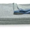 Una Lamswollen Deken, Blauw-grijs -Interio Winkel una lamswollen deken