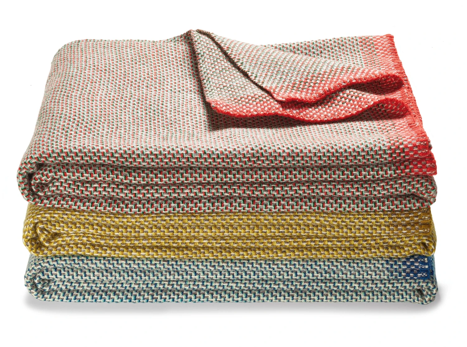 Una Lamswollen Deken, Blauw-grijs 6 Una Lamswollen Deken, Blauw-grijs - Afbeelding 4