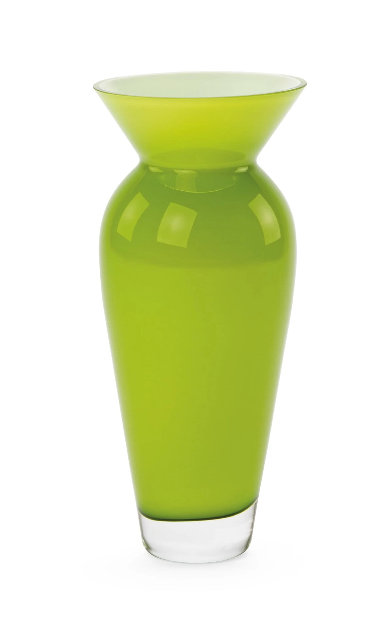 Vaas Harskristal Bolvormig Groot, Groen 3 Vaas Harskristal Bolvormig Groot, Groen