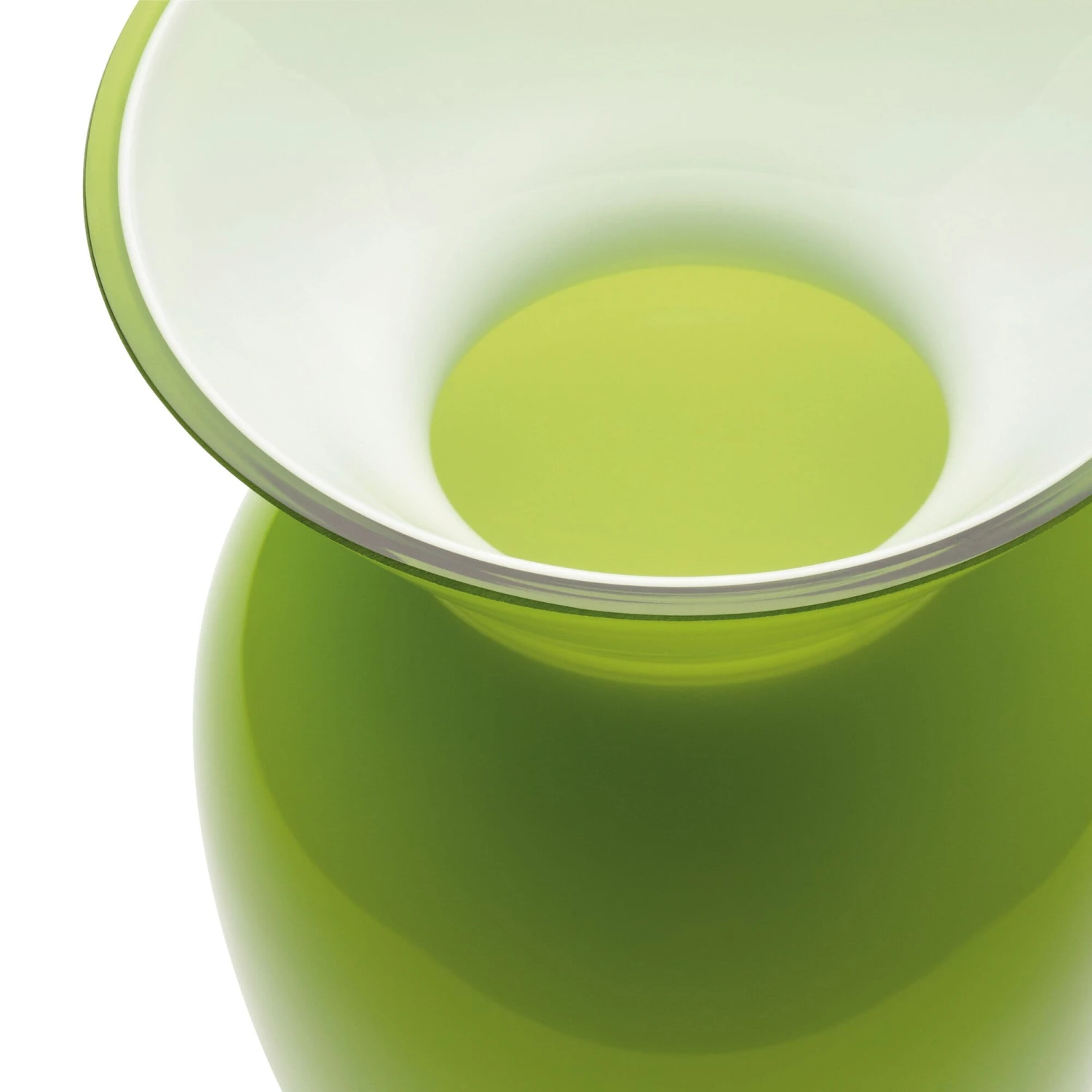 Vaas Harskristal Bolvormig Groot, Groen 4 Vaas Harskristal Bolvormig Groot, Groen - Afbeelding 2