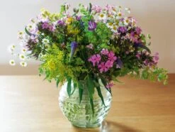 Vaas Thuringian Forest Glass Sferische Vorm -Interio Winkel vaas thuringian forest glass sferische vorm 2