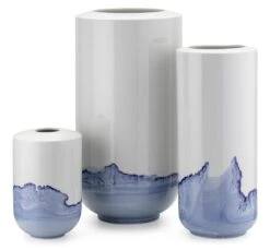 Vaas Tide Met De Hand Gedecoreerd, Groot -Interio Winkel vaas tide hand gedecoreerd 7